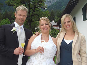 Niki and Peter with Miriam in Gnadenwald near Wattens 20.6.2009