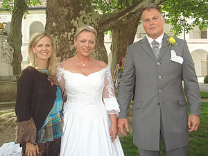 Wedding of Werner and Ulli with Miriam at Convent Heiligenkreuz