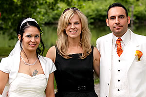 Angela and Jose with Miriam at Castle Hernstein 06.06.2009